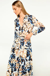 Misa Alberta Dress - Bold Blooms Crepe