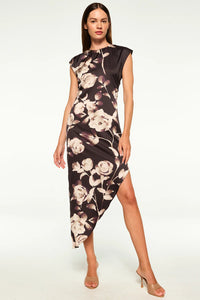 Misa Lydia Dress - Fade Rose Satin