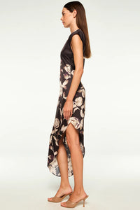 Misa Lydia Dress - Fade Rose Satin