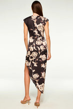 Load image into Gallery viewer, Misa Lydia Dress - Fade Rose Satin