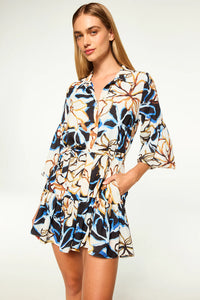 Misa Martina Dress - Bold Blooms Crepe