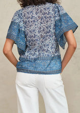 Load image into Gallery viewer, M.A.B.E. Esti Short Sleeve Top - Blue