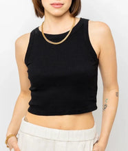 Load image into Gallery viewer, Velvet Harla Ribbed Cropped Tank Top - 2 Colors