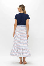 Load image into Gallery viewer, OLIPHANT Button Front Skirt - Ellis Blue