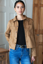 Load image into Gallery viewer, Emerson Fry Atelier Pocket Jacket – Camel Suede