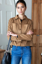 Load image into Gallery viewer, Emerson Fry Atelier Pocket Jacket – Camel Suede