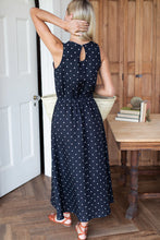 Load image into Gallery viewer, Emerson Fry Atelier Sundress - Small Dots Tuxedo + Ivory