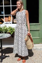 Load image into Gallery viewer, Emerson Fry Atelier Sundress - Large Dots Ivory + Black