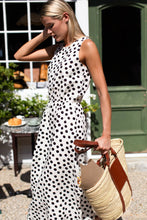 Load image into Gallery viewer, Emerson Fry Atelier Sundress - Large Dots Ivory + Black