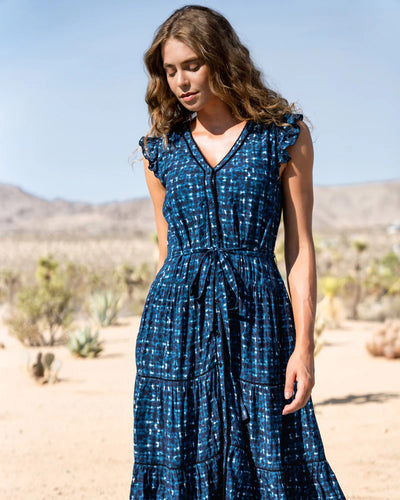 Change of Scenery Emily Dress - Denim Noir