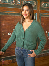 Load image into Gallery viewer, Wooden Ships Jac Cropped Cardi - Juniper