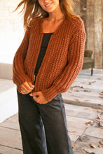 Load image into Gallery viewer, Wooden Ships Tara Zip Bomber Cardi Chunky - 3 Colors