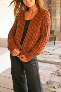 Wooden Ships Tara Zip Bomber Cardi Chunky - 3 Colors