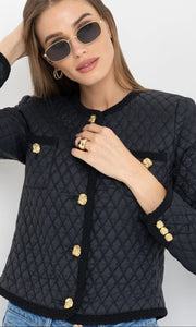 Generation Everie Quilted Jacket - Black
