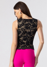 Load image into Gallery viewer, Generation Love Leila Stretch Lace Top - Black