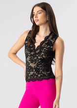 Load image into Gallery viewer, Generation Love Leila Stretch Lace Top - Black