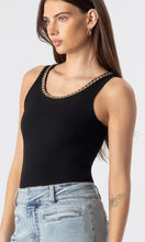 Load image into Gallery viewer, Generation Love Mabel Chain Tank - Black