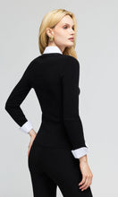 Load image into Gallery viewer, Generation Love Nixie Poplin Shirt Combo Sweater - Black/White