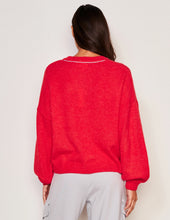 Load image into Gallery viewer, CHG Sundry Merci Crew Neck Sweater - Flare Red