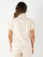 Load image into Gallery viewer, Emily McCarthy Poppy Top - Sandshell Vegan Leather