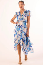 Load image into Gallery viewer, Misa Dakota Dress - Blurred Bouquet Chiffon