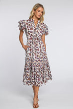 Load image into Gallery viewer, Elizabeth James the Label Delia Dress - Ivory Cactus Flower