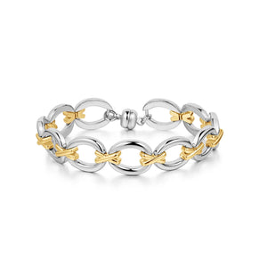 LUV AJ Two-Tone Chain Bracelet - 2 Colors