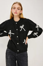 Load image into Gallery viewer, Rails Francesca Cardigan - Black Ivory
