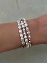 Load image into Gallery viewer, Karen Lazar 4MM Bracelet with Baroque Pearls