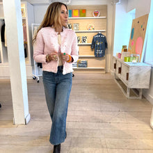 Load image into Gallery viewer, Kerri Rosenthal Fringe Beau-Lero Cardigan - Pink