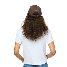 Load image into Gallery viewer, Kerri Rosenthal KR Imperfect Heart Hat - Cocoa-Chambray