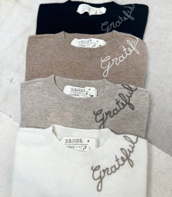 I Stole My Boyfriend's Shirt Grateful Sweaters - 4 Colors