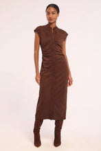 Load image into Gallery viewer, Misa Maud Dress - Faux Suede