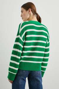 Rails Geneva Cardigan - Kelly Stripe