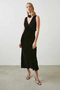 Rails Gilda Dress - Black Velvet