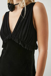 Rails Gilda Dress - Black Velvet