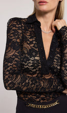 Load image into Gallery viewer, Generation Love Dominique Lace Top - Black