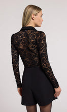 Load image into Gallery viewer, Generation Love Dominique Lace Top - Black