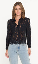 Load image into Gallery viewer, Generation Love Lina Lace Shirt - Black