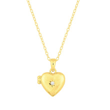Load image into Gallery viewer, FYB Keepsake Heart Locket Necklace - Gold