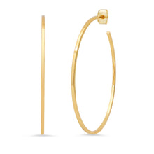 Load image into Gallery viewer, Tai Sleek Gold Hoops - 4 Sizes