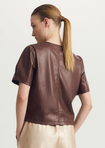 Melissa Nepton Houston Top - Dark Brown