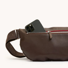 Load image into Gallery viewer, Hammitt Charles Crossbody Large - Espresso Pebble/Silver