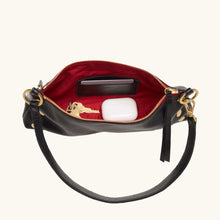 Load image into Gallery viewer, Hammitt Kyle -  Black/Brushed Gold Red Zip