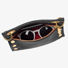 Load image into Gallery viewer, Hammitt Tony Small - Black/Brushed Gold Red Zip