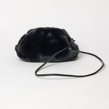 Load image into Gallery viewer, Hat Attack Faux Fur Clutch - Black