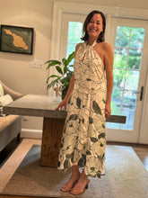 Load image into Gallery viewer, Kia Moore Tropical Bloom Dress - Apple Green