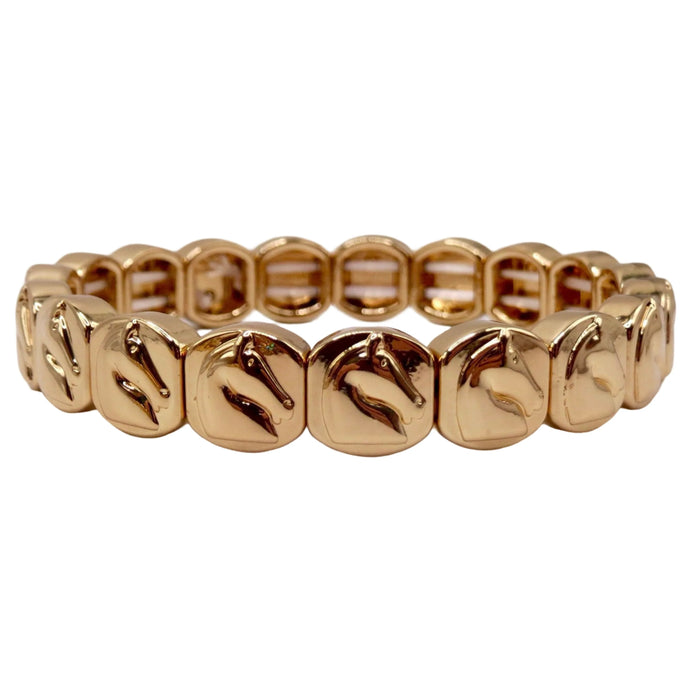 La Lumiere Horse Head Bracelet - Gold
