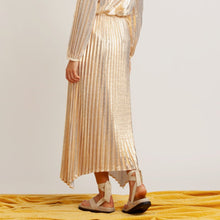 Load image into Gallery viewer, Flannel Claire Skirt - Gold