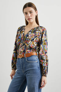 Rails Indi Top - Navy Wildflower